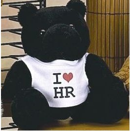 Continental Series Black Bear Stuffed Animal w/Shirt (6")