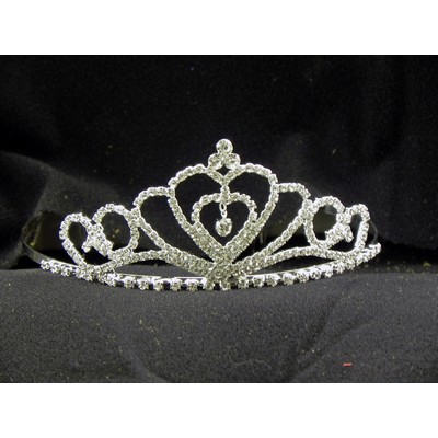 Heart within Heart Tiara (2 1/2" High)