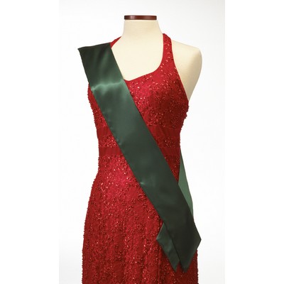 Hunter Green Pageant Sash