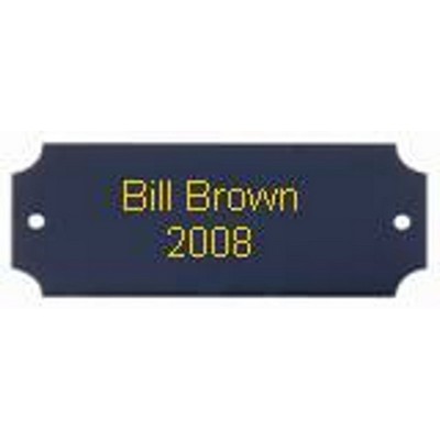 Laser Engraved Die Cut Plaque & Trophy Plate (2-1/2"x1")