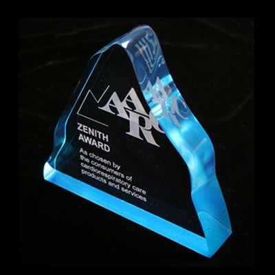 Glacier Acrylic Award w/Lumiglaze