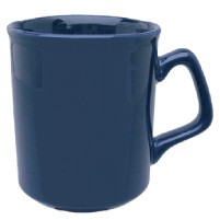 10 Oz. Cobalt Blue Titan Mug w/ Angled Handle