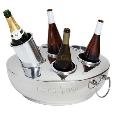 Celebration 7 Bottle Double-Wall Cooler w/Lid