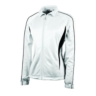 Ladies' Conqueror Brushed Tricot Warm-Up Jacket