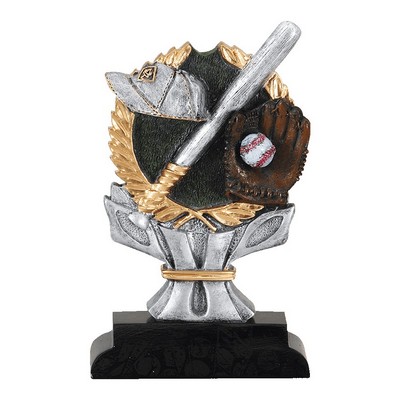 6" Baseball Resin Impact Series Trophy