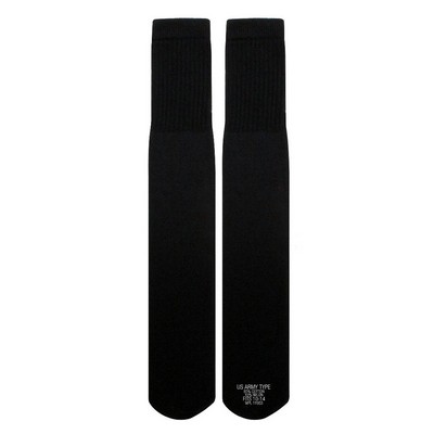 Black G.I. Type Military Tube Socks