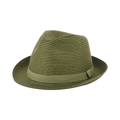 Toyo Braid Fedora Hat