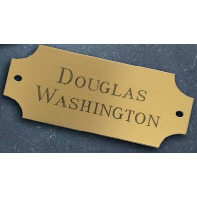 Brass Name Plates 2"x8"