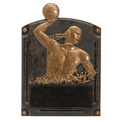 Water Polo Legend Fame, Male, 8"X6", Resin