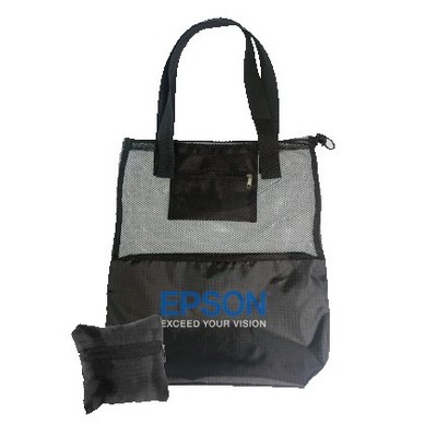 Packable Mesh Tote