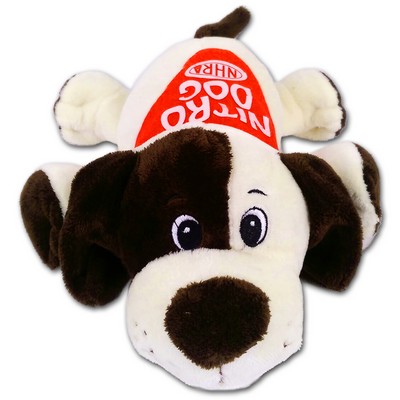 9" Laying Down Stuffed Animals - Dog