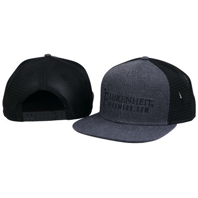 Deep Structure Acrylic Wool/Mesh Back Cap