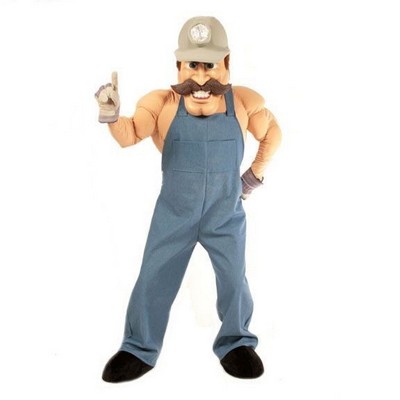 Milton Coal Miner Mascot Costume