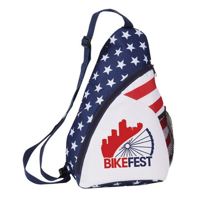 Patriotic Sling Backpack