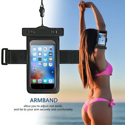 4.7" Waterproof Smart Phone Bag w/Armband