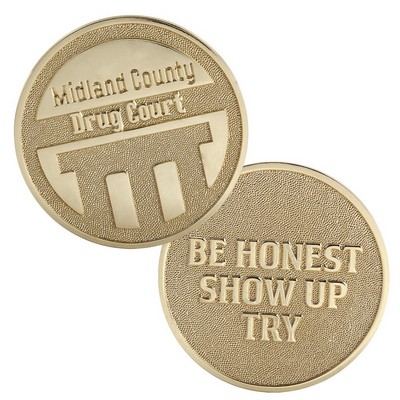 2.75" Zinc Challenge Coin (No Color Fill)