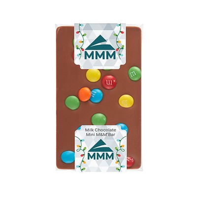 1 Oz. Elegant Belgian Chocolate Bar w/ M&M's®