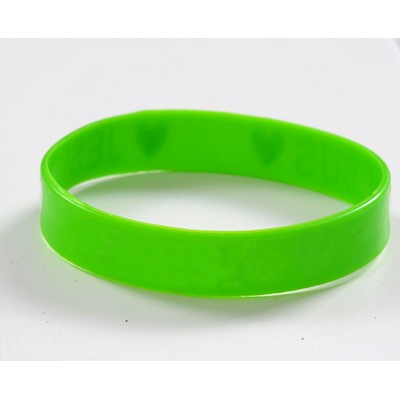 Embossed Silicone Bracelet Wristband