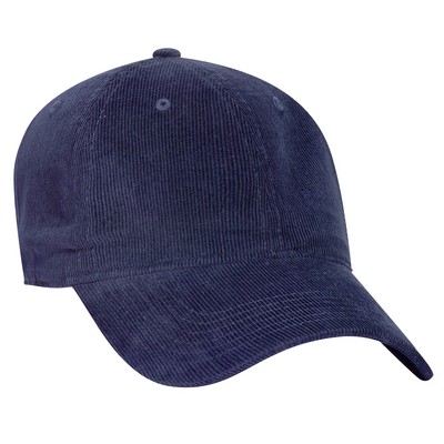 OTTO Corduroy 6 Panel Low Profile Baseball Cap