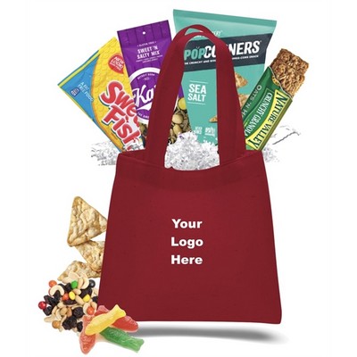 Snack Tote On The Go- Red