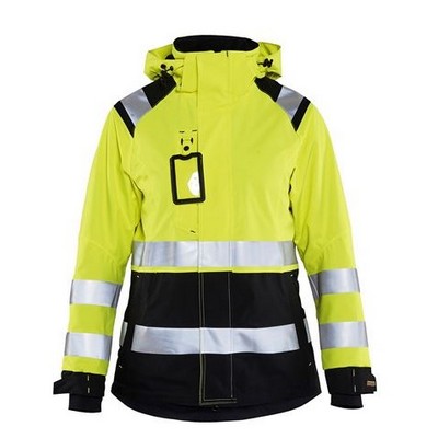 Blaklader Ladies Hi-Vis Yellow Premium Shell Jacket