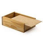 Wooden Slide Top Box (8 3/4"x5 1/2"x3 3/8")