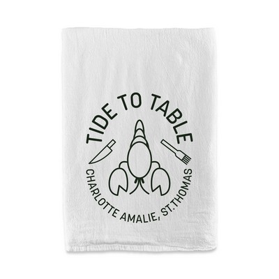 One Color Square Cotton Tea Towel