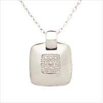 Jilco Inc. Square Diamond Door Knocker Necklace