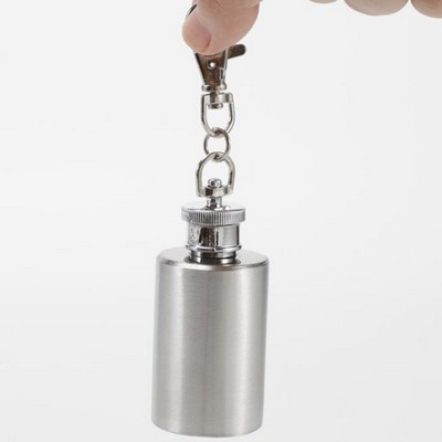 1 oz. Column Flask Keychain