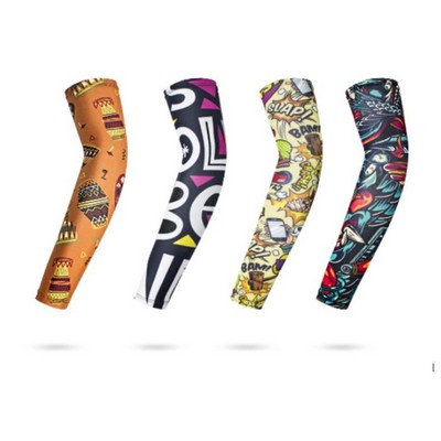 Full Color Compression Arm Sleeves - XLarge