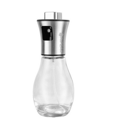 6.7oz Stainless Steel Press Type Oil Bottle