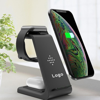 3in1 Wireless Charger Phone Charging Station