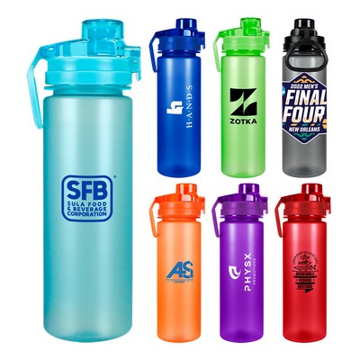 27 oz. Push Button Water Bottle