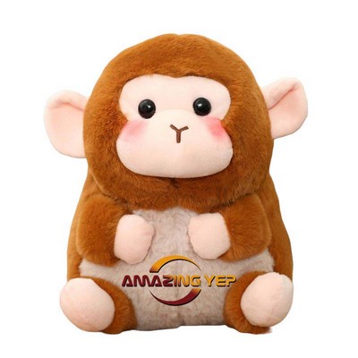 Simulation Velour Cuddly Plush - Monkey