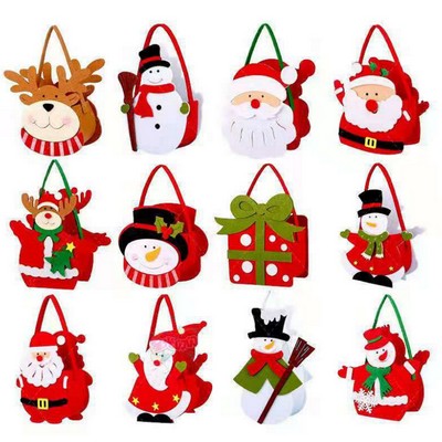 Christmas Ornaments Felt Candy Bag Gift Bags