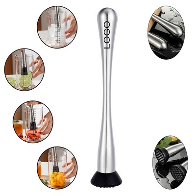 Stainless Steel Bar Drink Muddler