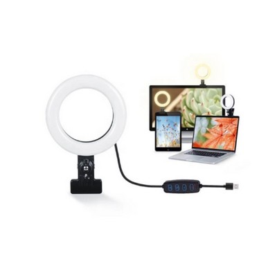 LED Dimmable Desktop Flash Lamp Ring Light