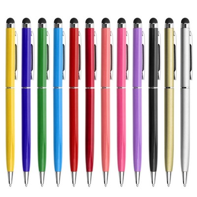 24 Pack Stylus Pens for Touch Screens Stylus Pen Black Ink Ballpoint Pens-2 in 1 Stylists Pens