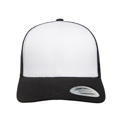 Yupoong Adult Adjustable White-Front Panel Trucker Cap