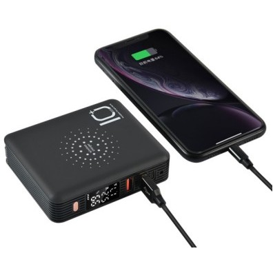 5W 10000mAh Wireless Charging Wall Charger (AC) Power Bank W/FCC Certification