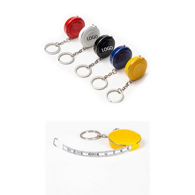 Keychain Measuring Tape With Push Button60" (150 cm)