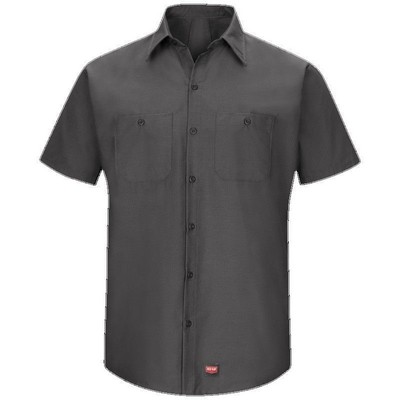 Red Kap® Men's Short Sleeve Work Shirt w/MIMIX™ - Charcoal Gray