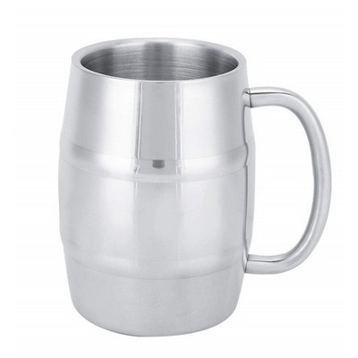 Double Layer Stainless Steel Drinking Mug