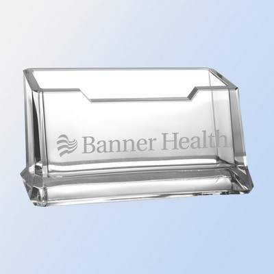 Acrylic Single Tier Business Card Holder