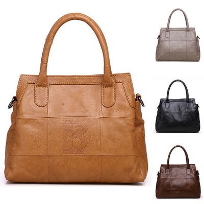 Women's Soft Genuine Leather Tote Bag