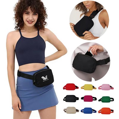 Crossbody Fanny Pack Belt Bag With Adjustable Strap