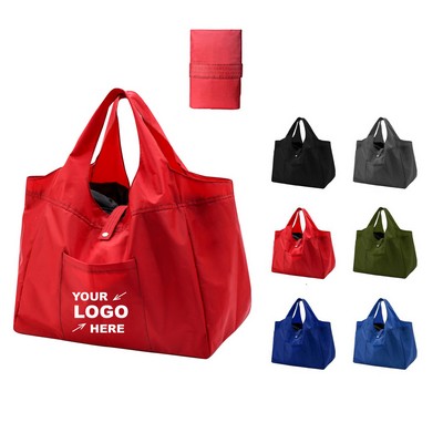 Foldable Shopping Bag With Pouch