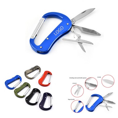 Outdoor Climbing hook with multifunctional camping Multi-tool knife