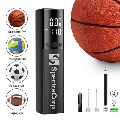 Portable Digital Display Emergency inflator Electronic smart basketball electronic air pump ball