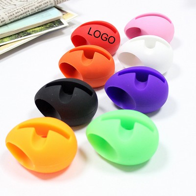 Silicone Egg Shaped Silicone Mobile Phone Holder & Speaker & Desk Dock